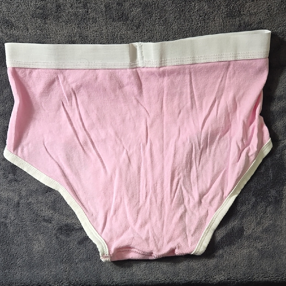 American Apparel Pink and White Briefs - Picture 3 of 3